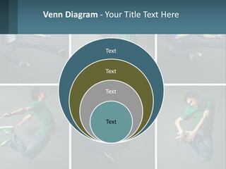 A Collage Of Photos Of A Young Man Jumping In The Air PowerPoint Template