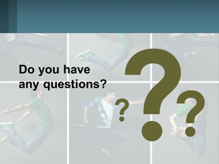 A Collage Of Photos Of A Young Man Jumping In The Air PowerPoint Template