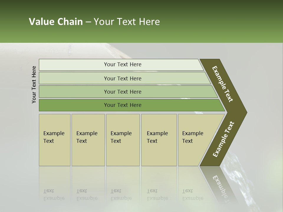 A Wooden Pipe With Water Coming Out Of It PowerPoint Template