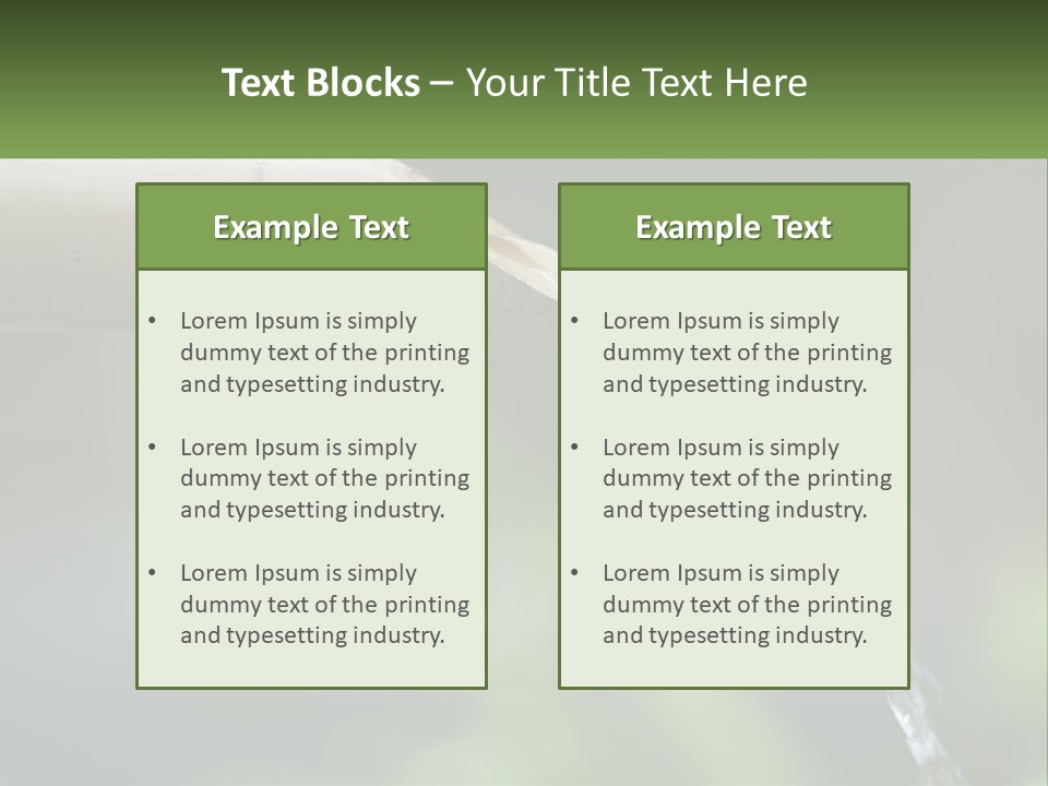 A Wooden Pipe With Water Coming Out Of It PowerPoint Template