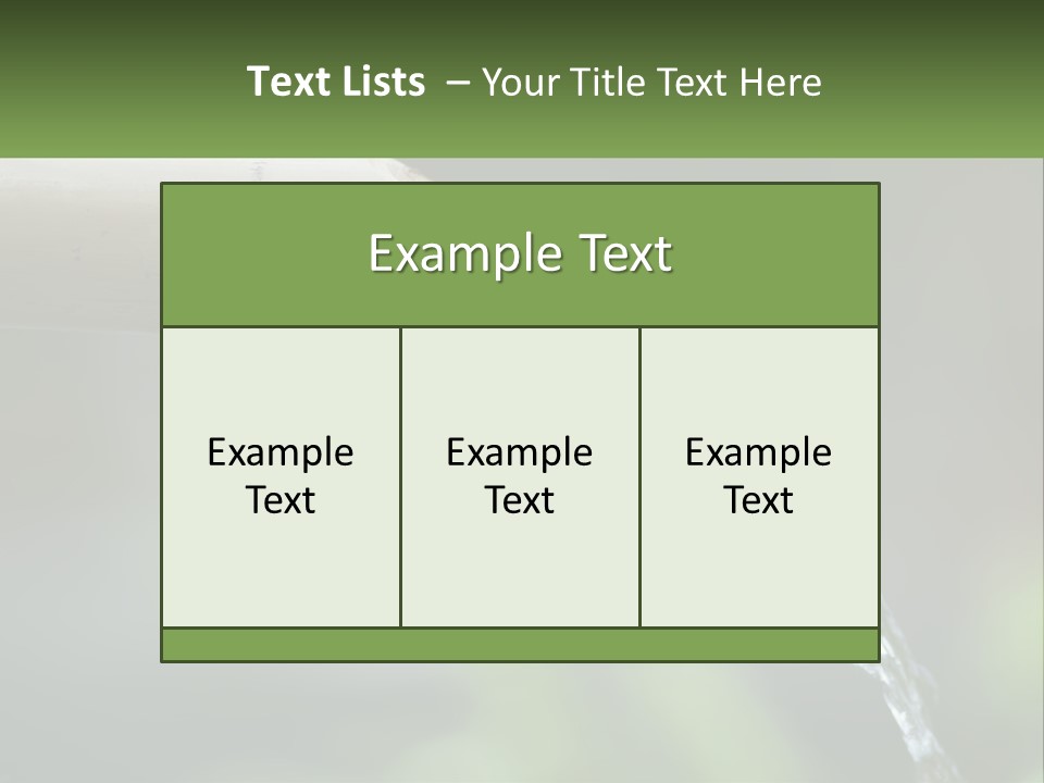 A Wooden Pipe With Water Coming Out Of It PowerPoint Template