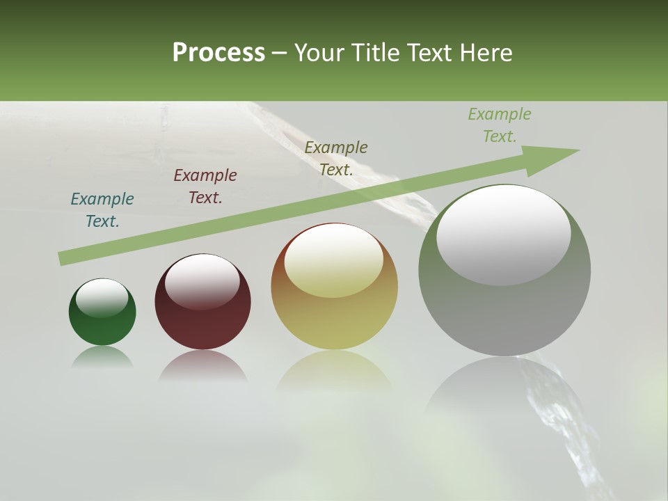 A Wooden Pipe With Water Coming Out Of It PowerPoint Template