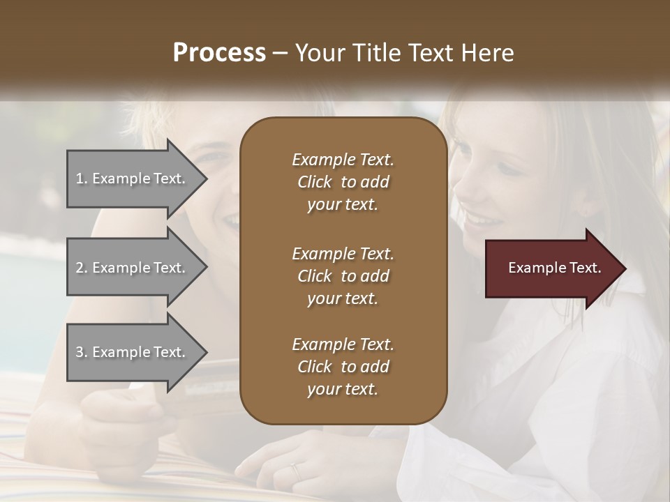 A Man And A Woman Laying On The Ground Talking On Their Cell Phones PowerPoint Template