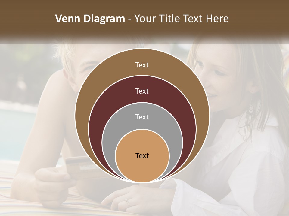 A Man And A Woman Laying On The Ground Talking On Their Cell Phones PowerPoint Template