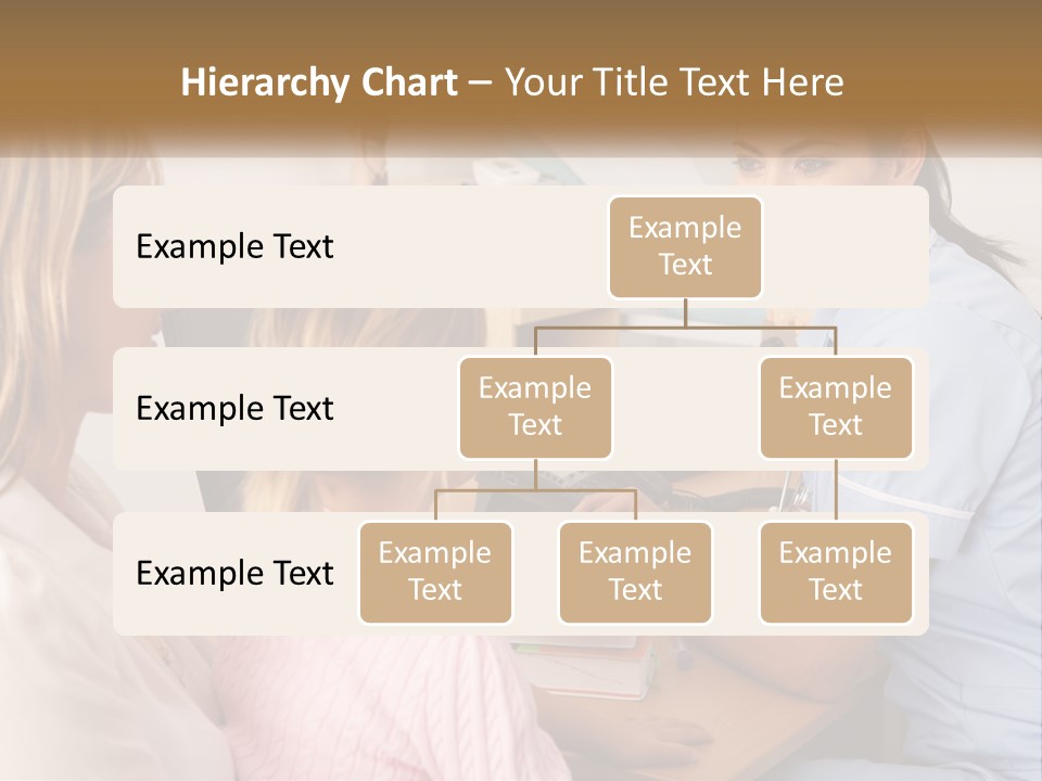 A Woman Talking To A Nurse At A Desk PowerPoint Template