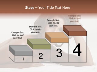 A Beautiful Woman Laying On Top Of A Bed PowerPoint Template