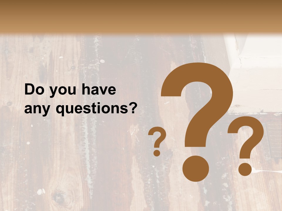 A Wooden Floor With A Brown Stain On It PowerPoint Template