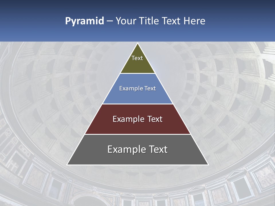 A Dome In A Building With A Skylight Above It PowerPoint Template