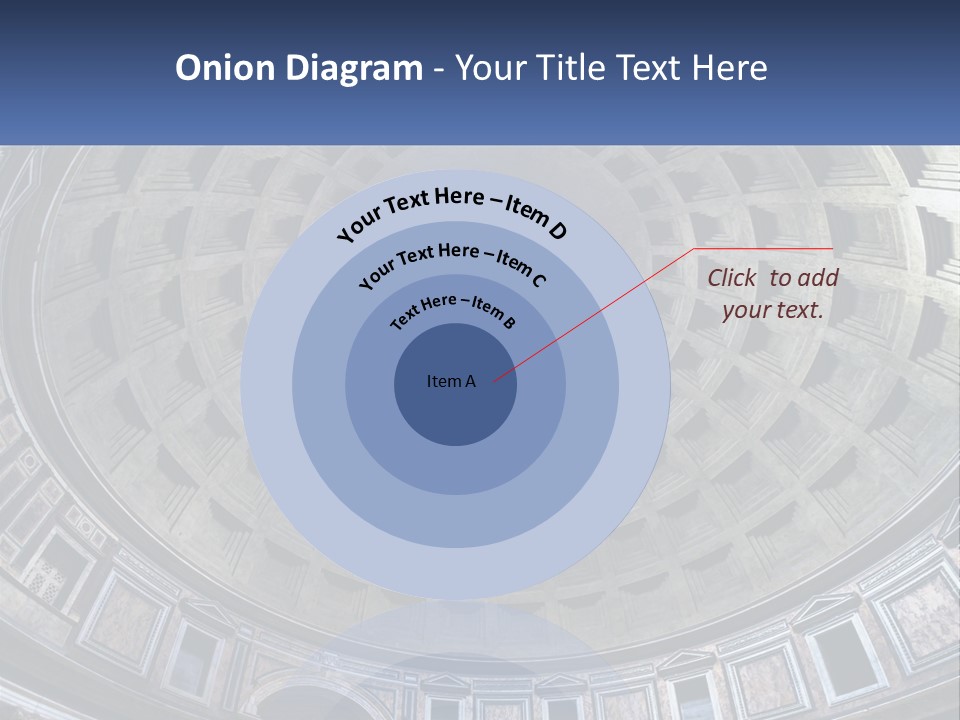 A Dome In A Building With A Skylight Above It PowerPoint Template