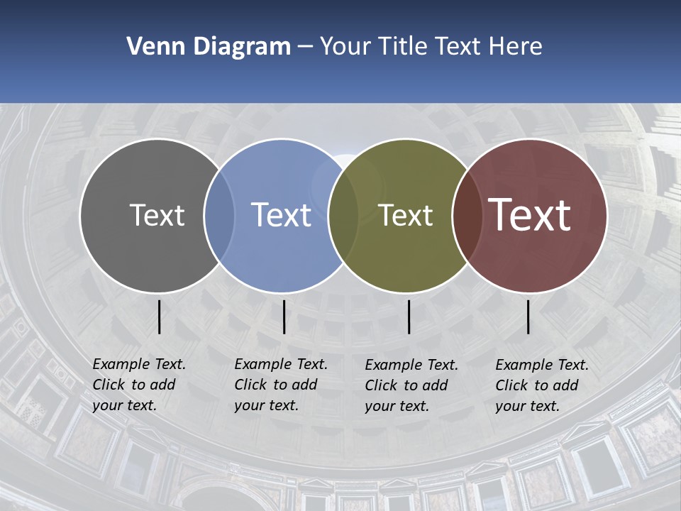 A Dome In A Building With A Skylight Above It PowerPoint Template