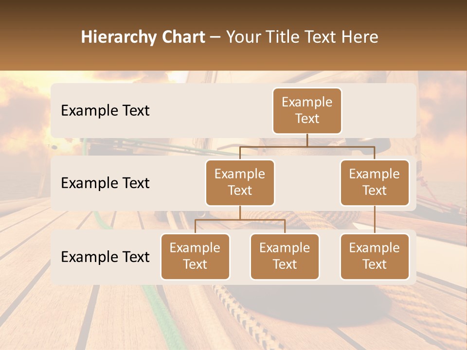 A Sailboat With A Yellow Rope On The Deck PowerPoint Template