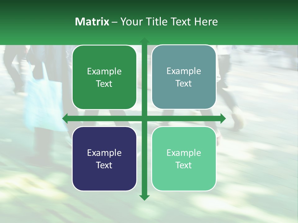 A Group Of People Walking Down A Street Holding Umbrellas PowerPoint Template