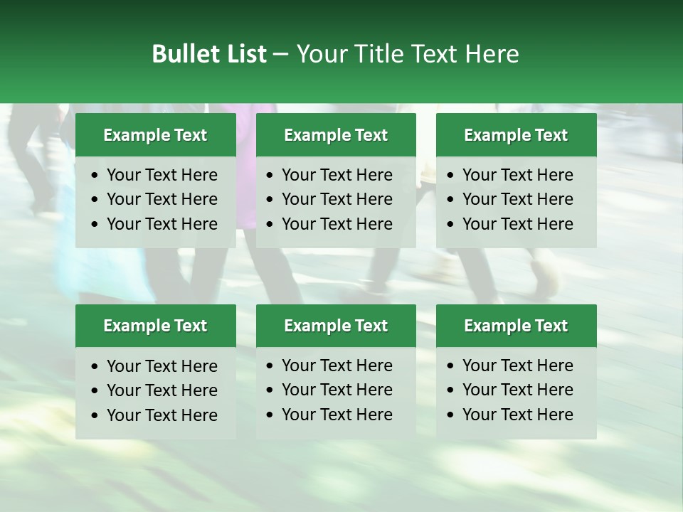 A Group Of People Walking Down A Street Holding Umbrellas PowerPoint Template