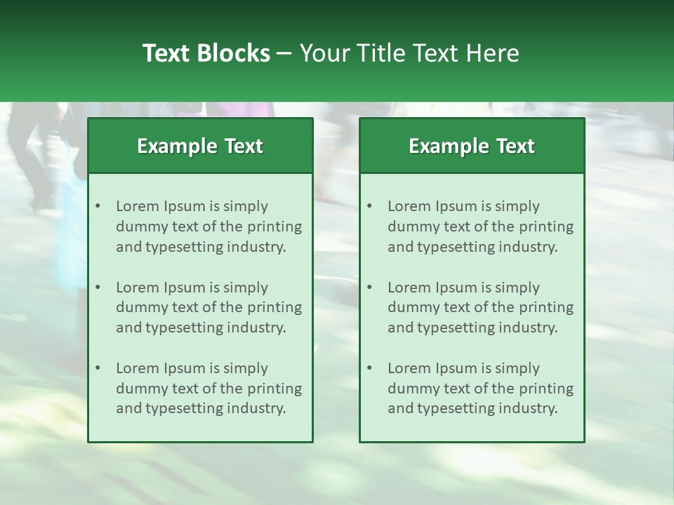 A Group Of People Walking Down A Street Holding Umbrellas PowerPoint Template