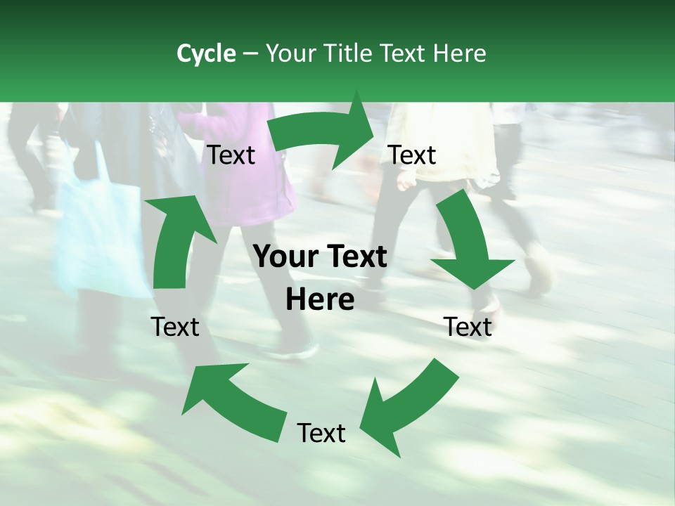 A Group Of People Walking Down A Street Holding Umbrellas PowerPoint Template