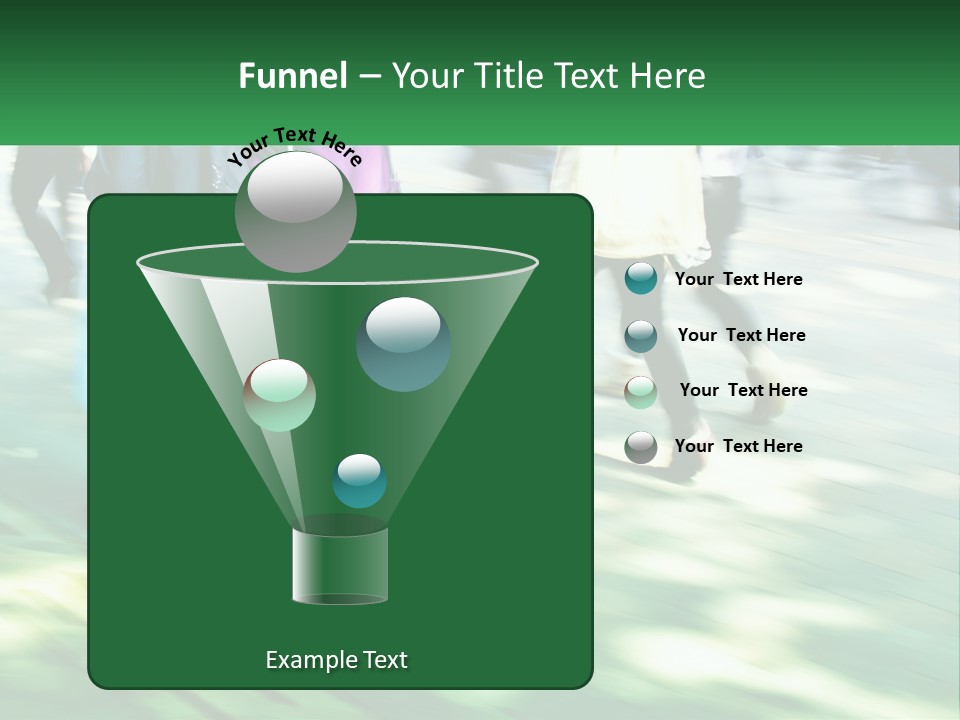 A Group Of People Walking Down A Street Holding Umbrellas PowerPoint Template