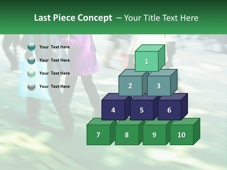 A Group Of People Walking Down A Street Holding Umbrellas PowerPoint Template