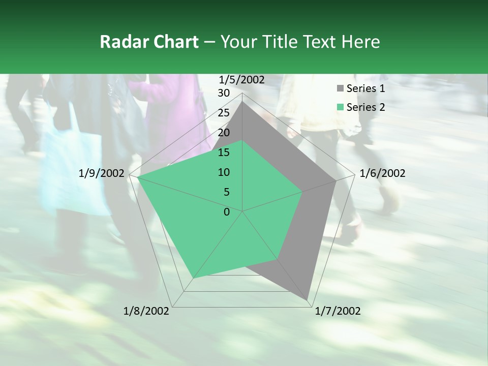 A Group Of People Walking Down A Street Holding Umbrellas PowerPoint Template