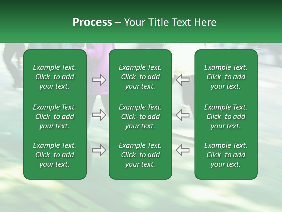 A Group Of People Walking Down A Street Holding Umbrellas PowerPoint Template