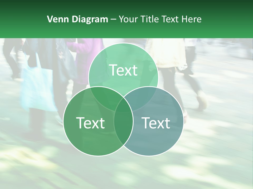 A Group Of People Walking Down A Street Holding Umbrellas PowerPoint Template