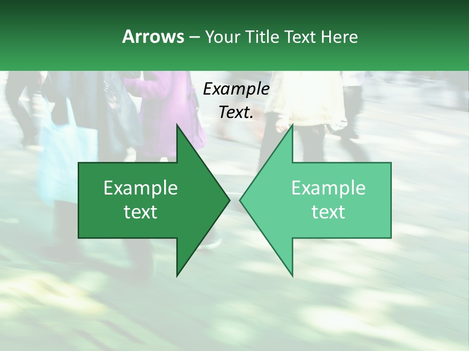 A Group Of People Walking Down A Street Holding Umbrellas PowerPoint Template