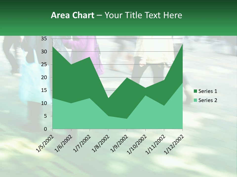 A Group Of People Walking Down A Street Holding Umbrellas PowerPoint Template