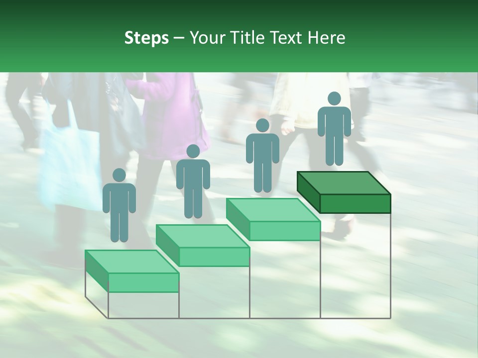 A Group Of People Walking Down A Street Holding Umbrellas PowerPoint Template