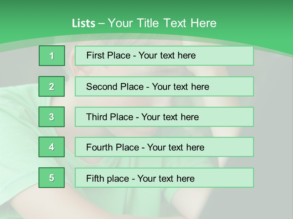 A Young Boy Sitting In Front Of A Laptop Computer PowerPoint Template