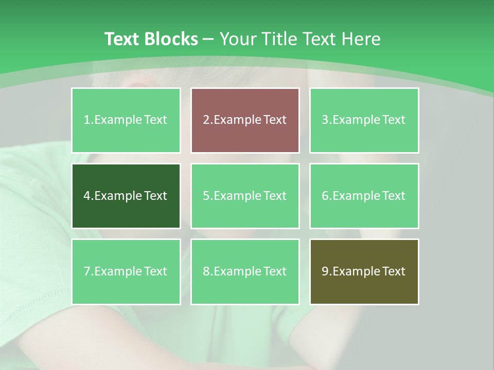 A Young Boy Sitting In Front Of A Laptop Computer PowerPoint Template