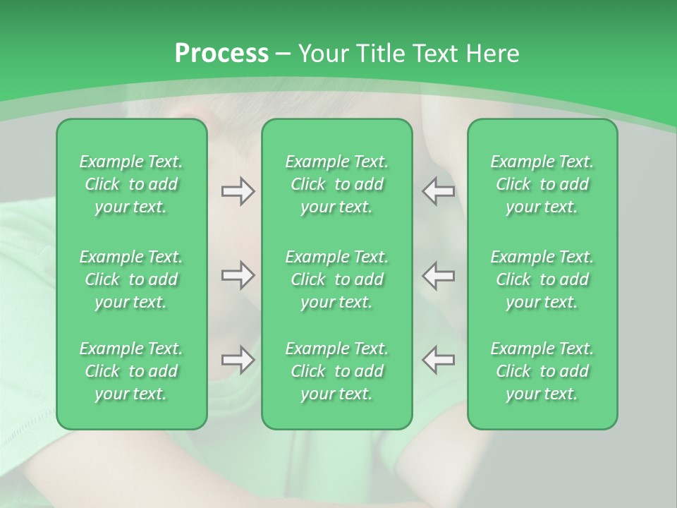 A Young Boy Sitting In Front Of A Laptop Computer PowerPoint Template