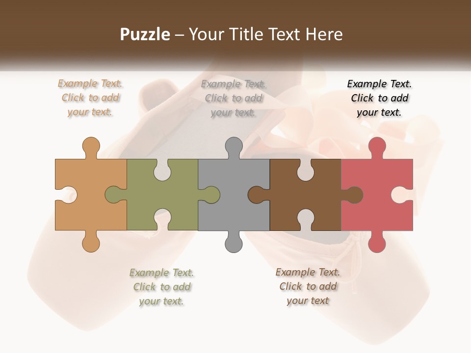 A Pair Of Ballet Shoes On A White Background PowerPoint Template