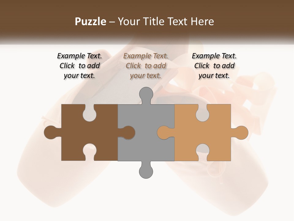 A Pair Of Ballet Shoes On A White Background PowerPoint Template