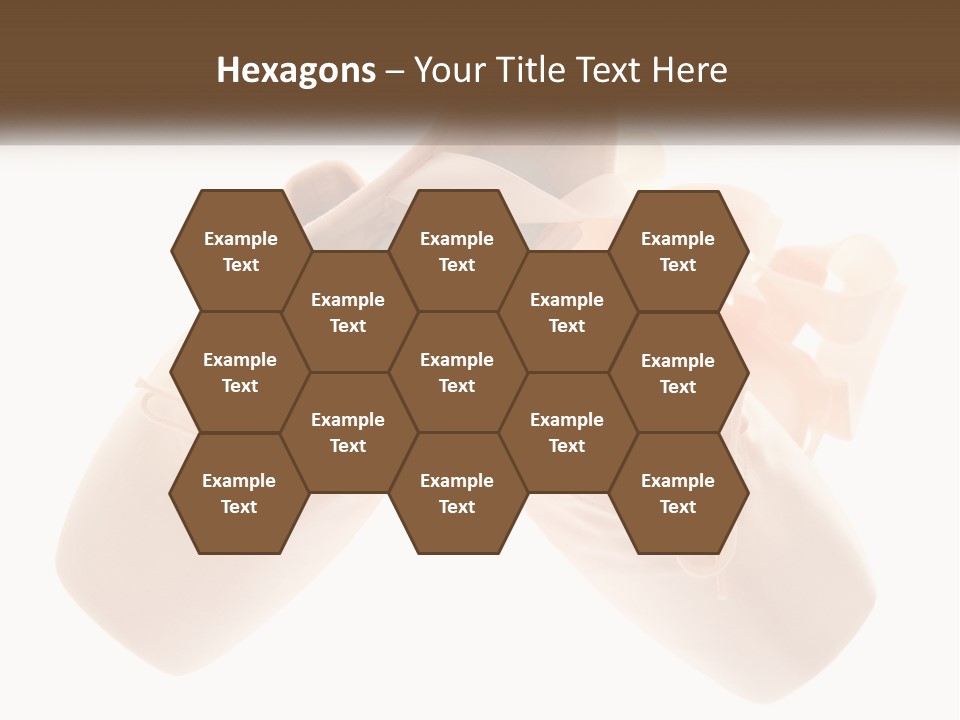 A Pair Of Ballet Shoes On A White Background PowerPoint Template