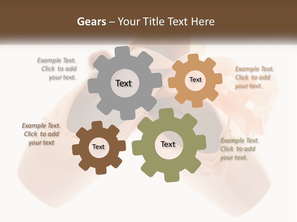 A Pair Of Ballet Shoes On A White Background PowerPoint Template