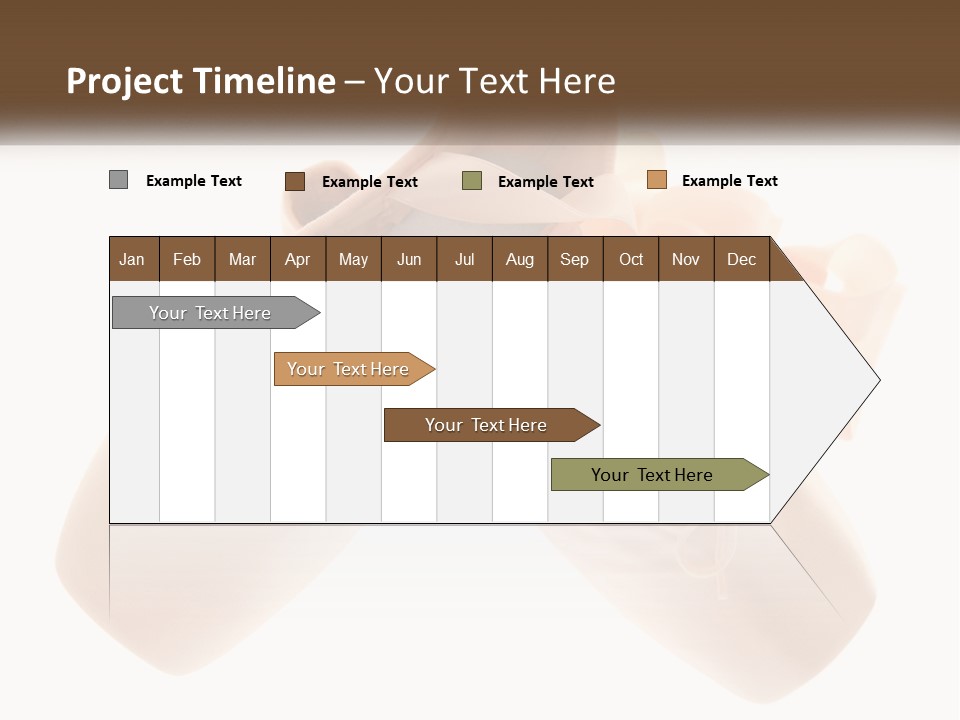 A Pair Of Ballet Shoes On A White Background PowerPoint Template