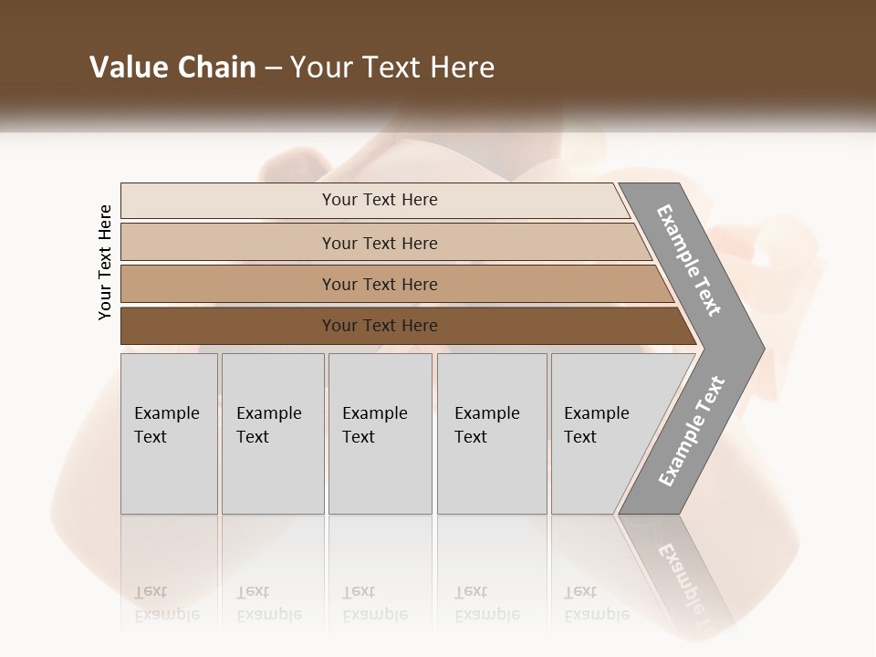 A Pair Of Ballet Shoes On A White Background PowerPoint Template