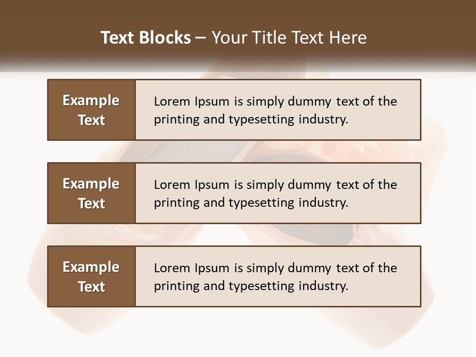 A Pair Of Ballet Shoes On A White Background PowerPoint Template