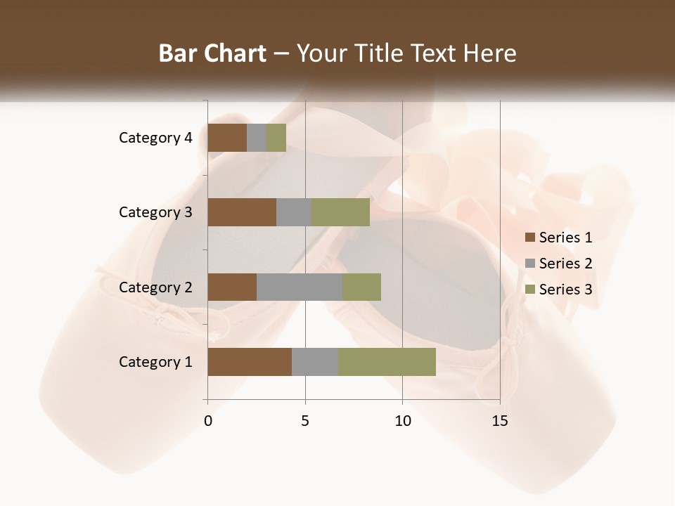 A Pair Of Ballet Shoes On A White Background PowerPoint Template