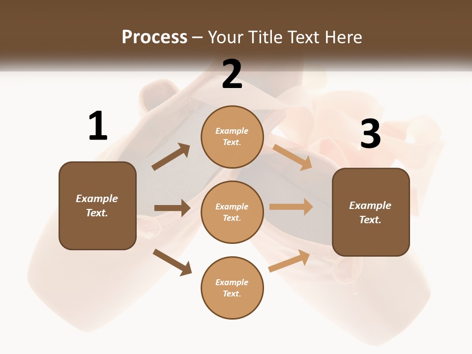 A Pair Of Ballet Shoes On A White Background PowerPoint Template