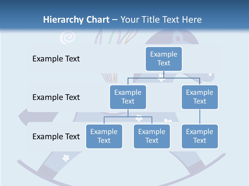 A Blue Horse With Balloons And Presents On It's Back PowerPoint Template