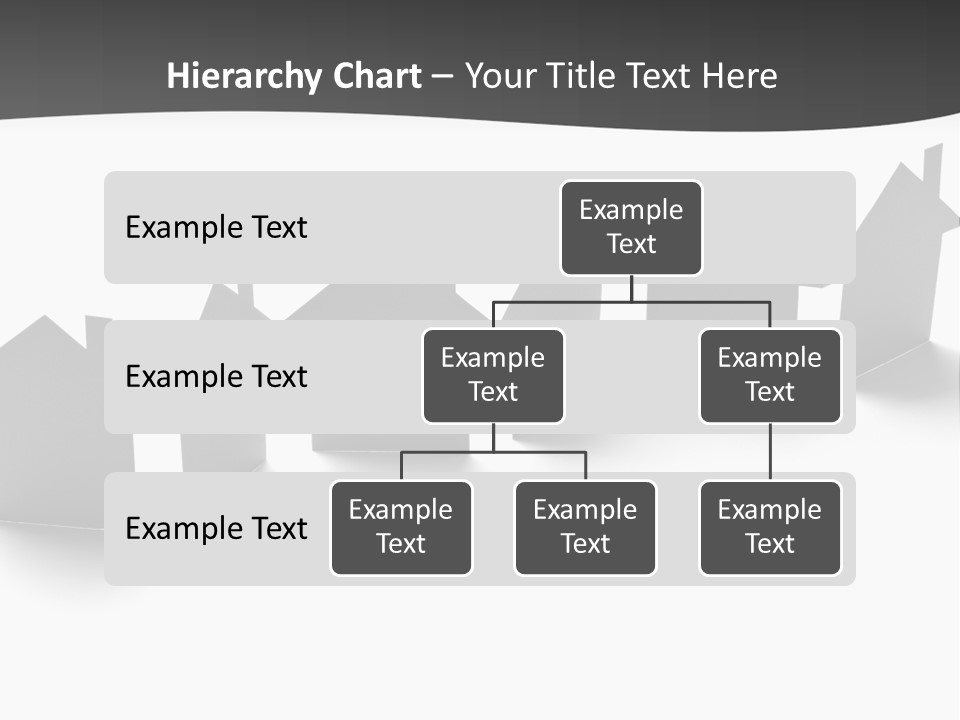 A Row Of Houses With A White Background PowerPoint Template