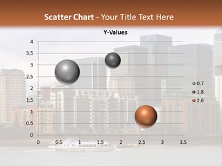 A Picture Of A City With A Sky Line In The Background PowerPoint Template