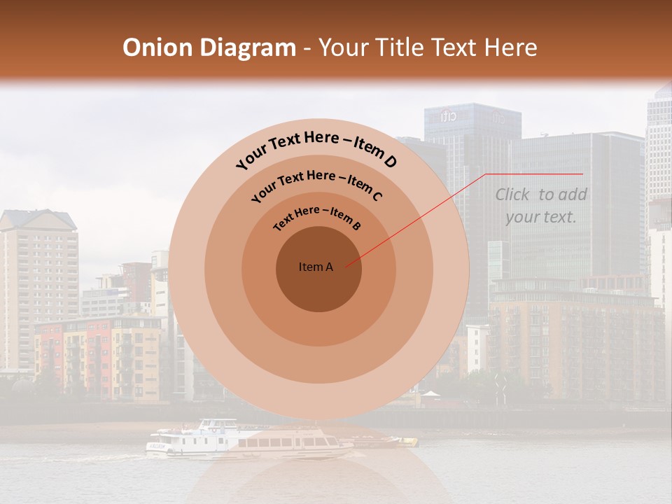 A Picture Of A City With A Sky Line In The Background PowerPoint Template