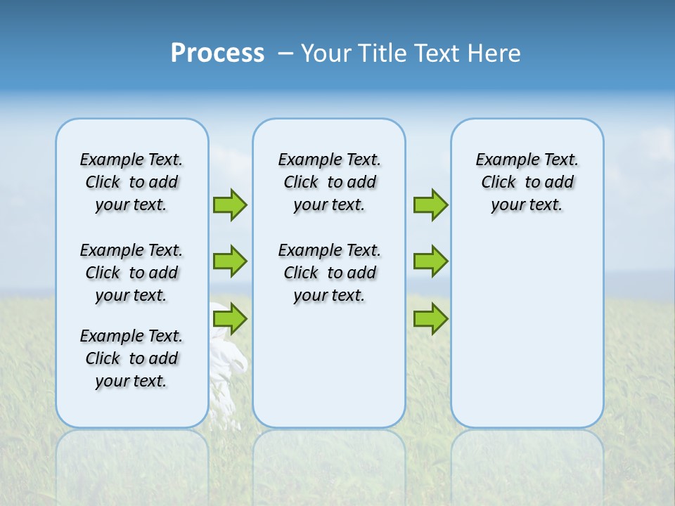 A Woman Holding A Child's Hand In A Field Of Grass PowerPoint Template
