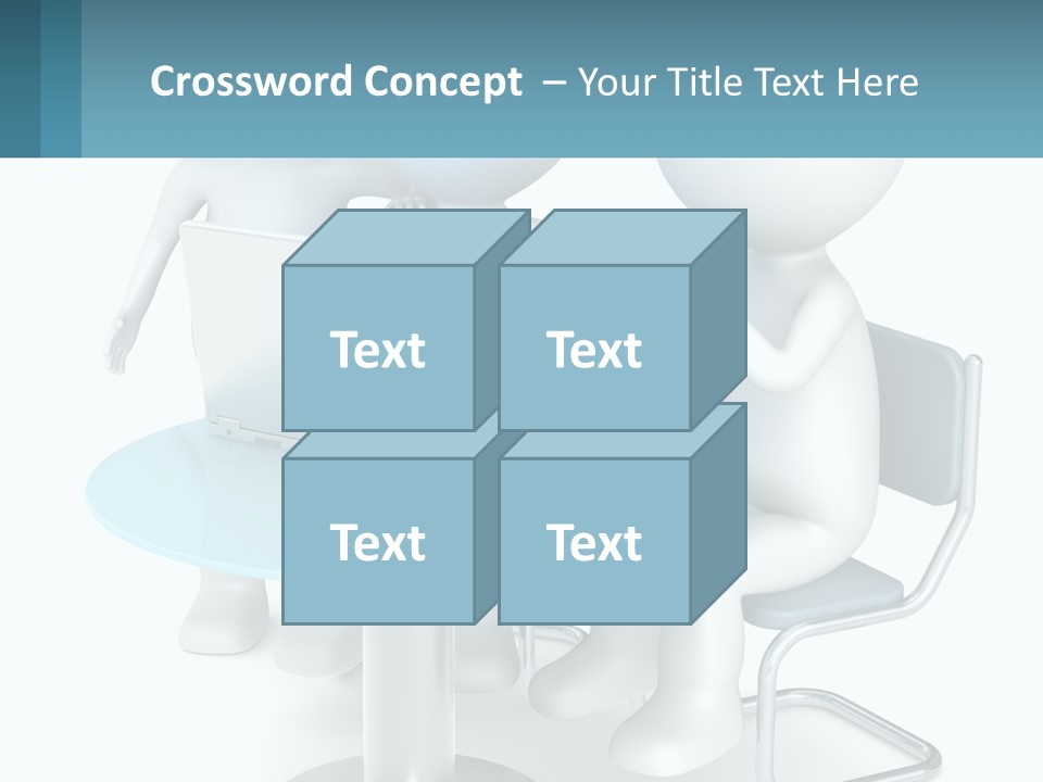 A Couple Of People Sitting At A Table With A Laptop PowerPoint Template