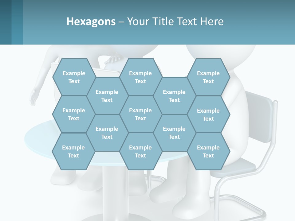 A Couple Of People Sitting At A Table With A Laptop PowerPoint Template