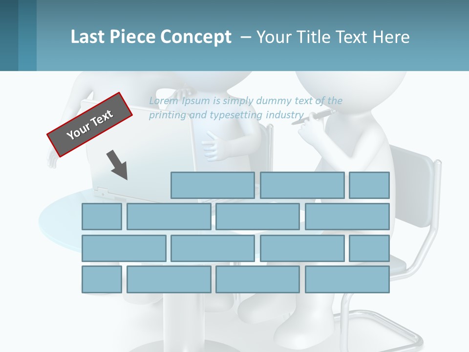 A Couple Of People Sitting At A Table With A Laptop PowerPoint Template
