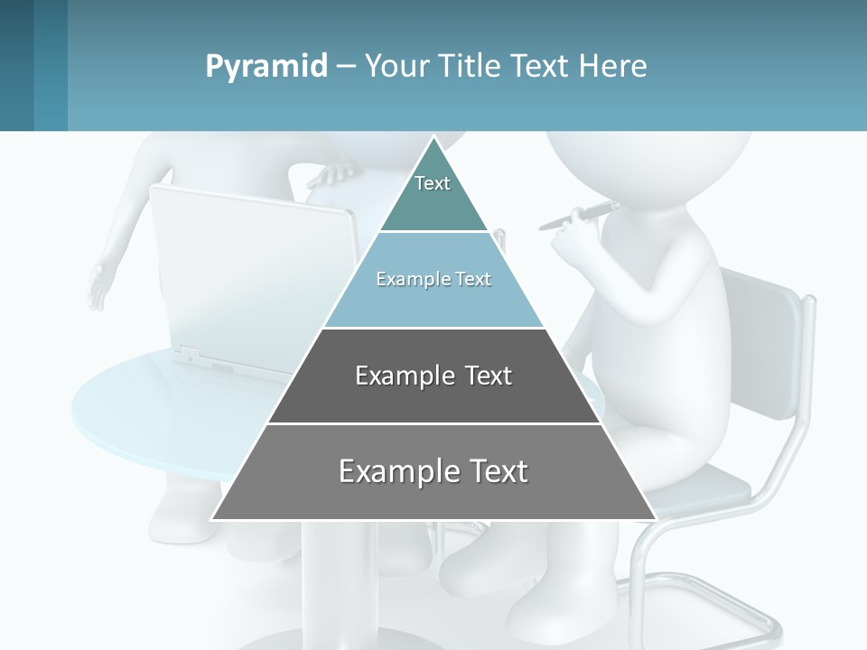 A Couple Of People Sitting At A Table With A Laptop PowerPoint Template