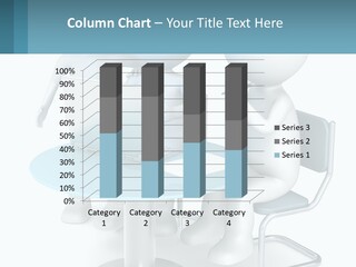 A Couple Of People Sitting At A Table With A Laptop PowerPoint Template