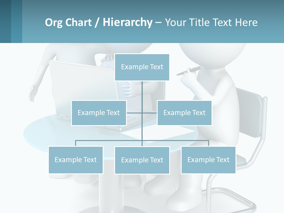 A Couple Of People Sitting At A Table With A Laptop PowerPoint Template